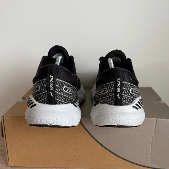 Brooks Glycerin GTS 20 Black/White Women Running Sneakers - SZ 8 - Picture 4 of 14